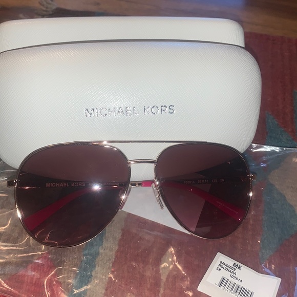 NWT ?Michael Kors Rodinara  aviator sunglasses???